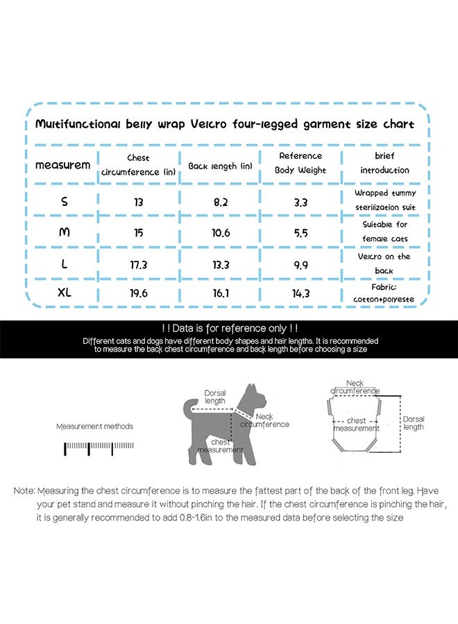 Dog/Cat Recovery Suit, Cat Onesie After Surgery Anti Licking Wounds for Cats/Dogs, Cat Surgery Recovery Suit, Cat Spay Recovery Suit Female(Green, XL) - Image 2